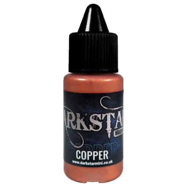 A single bottle of Copper Molten Metals acrylic Paint